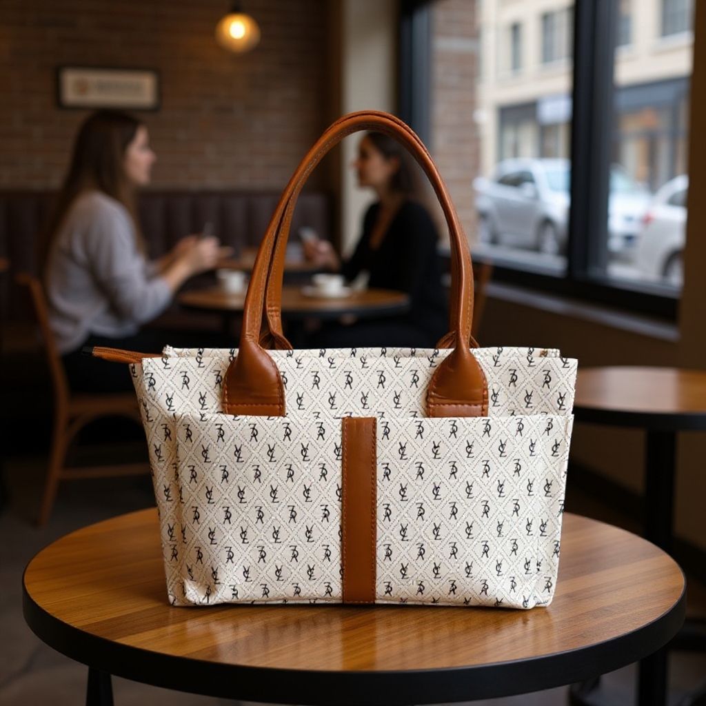 China Leather Stylish Large Shoulder Bag for Ladies DSL400 WHIET