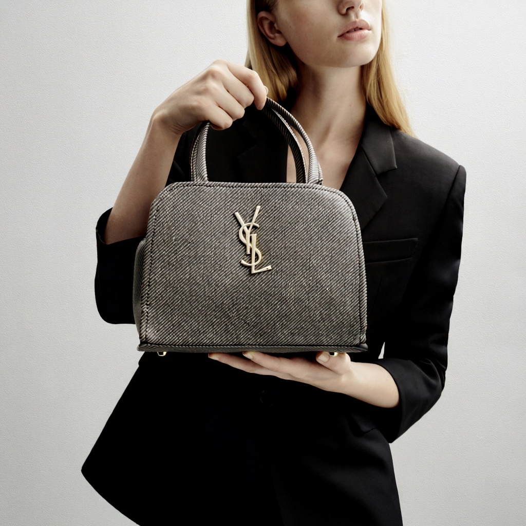 China Leather Stylish Side Bag for Women D130 GREY