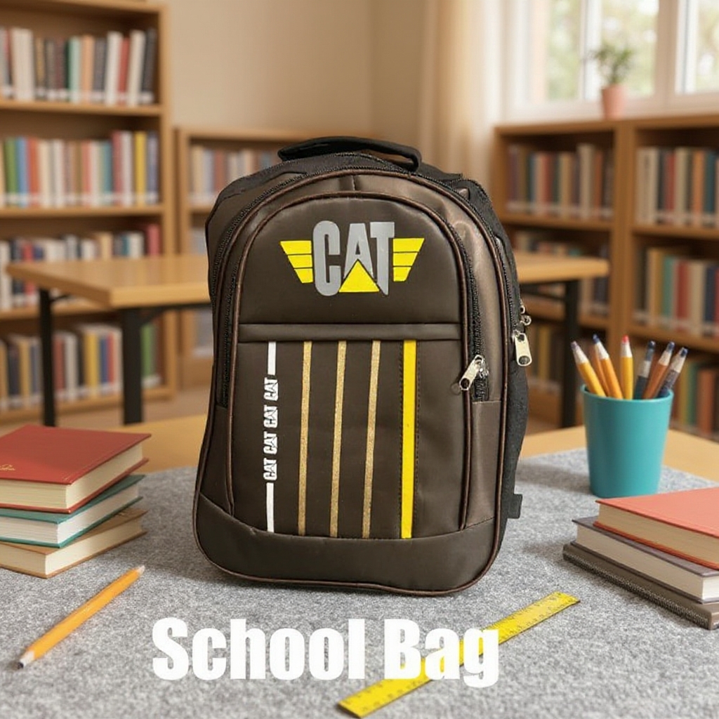 Kids School Bag For Boys and Girls CAT171 CHOCO