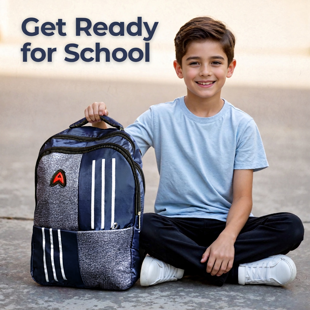 Kids School Bag For Boys and Girls CHESS 251 BLUE