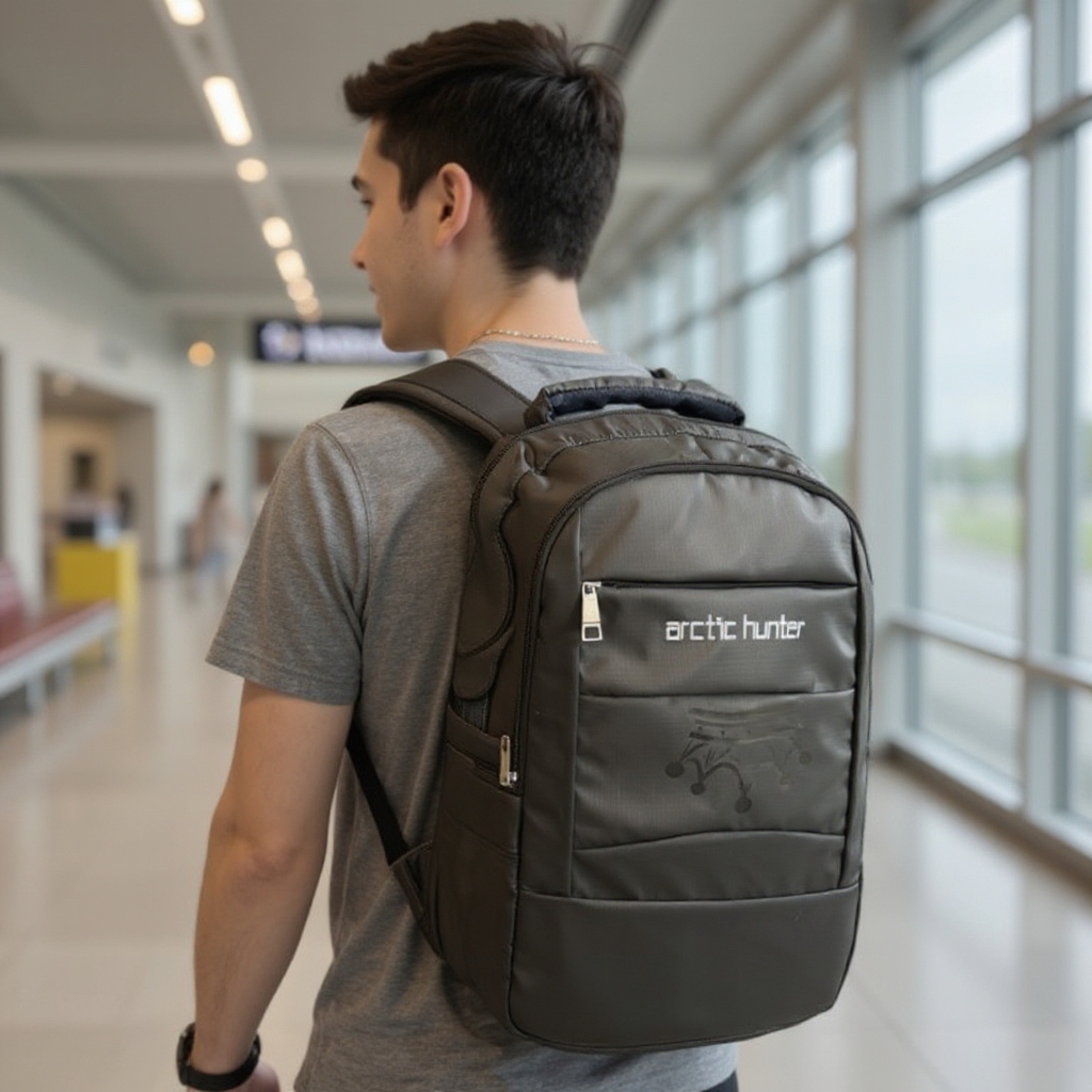 Mens BackPack Office Bag Outdoor Bag University Bag Large Arctic Hunt 251 Crown